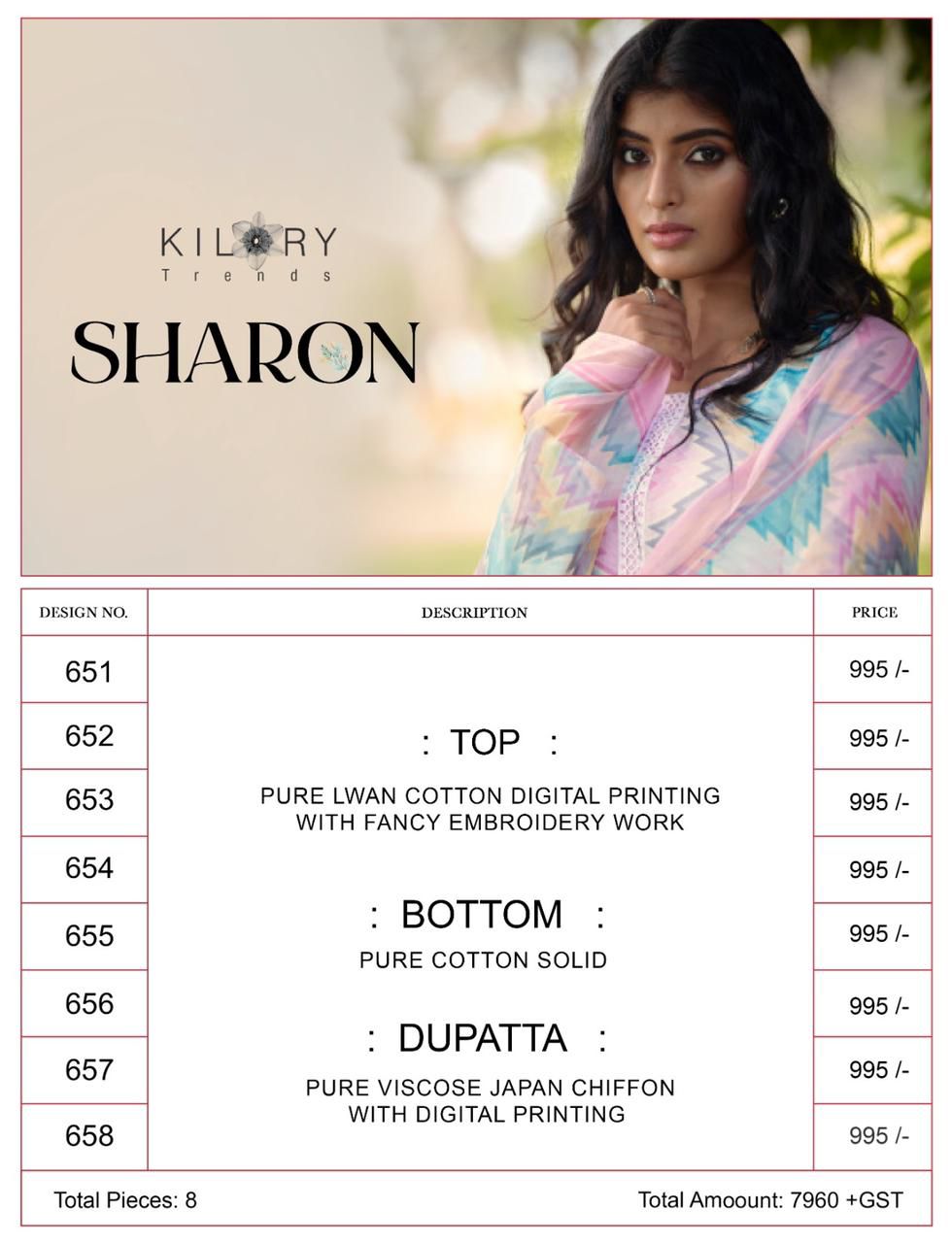 Kilory Sharon Lawn collection 4
