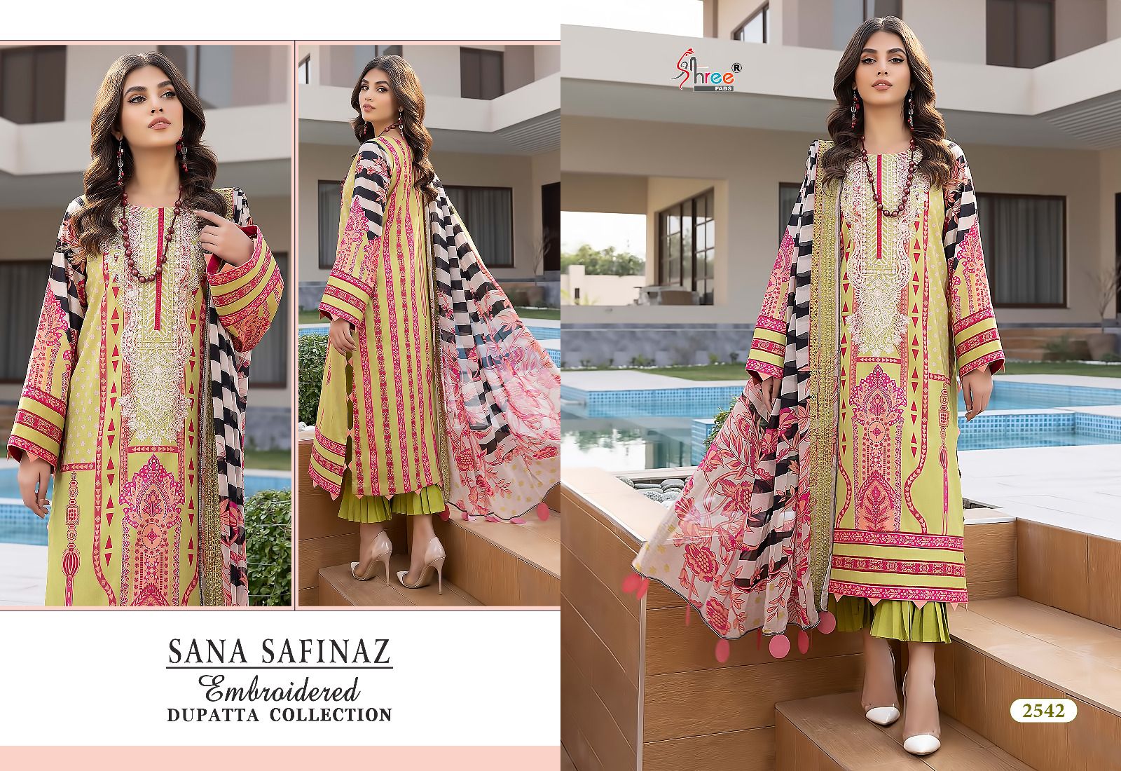 Shree Sana Safinaz Embroidered Dupatta collection 5