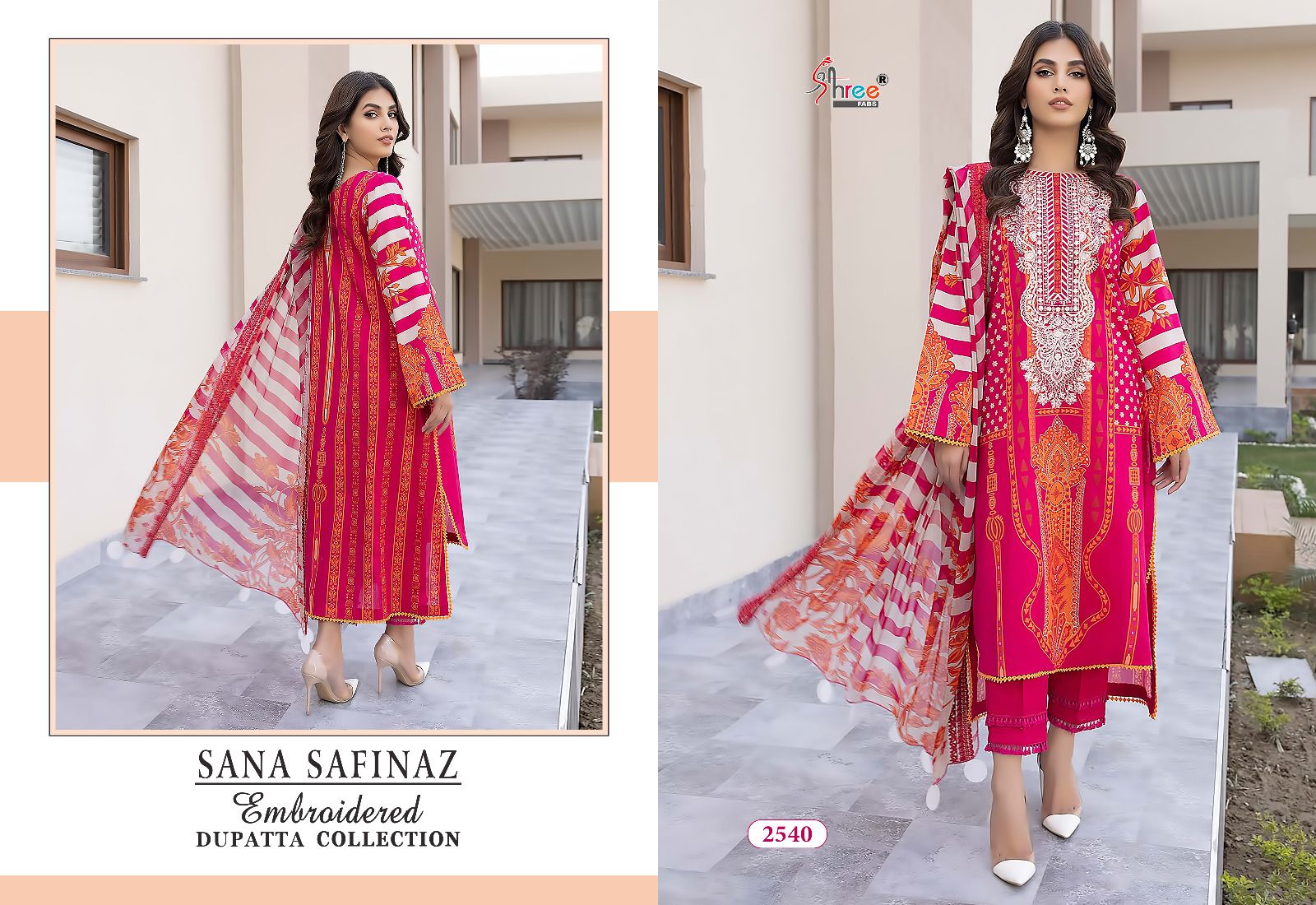 Shree Sana Safinaz Embroidered Dupatta collection 3