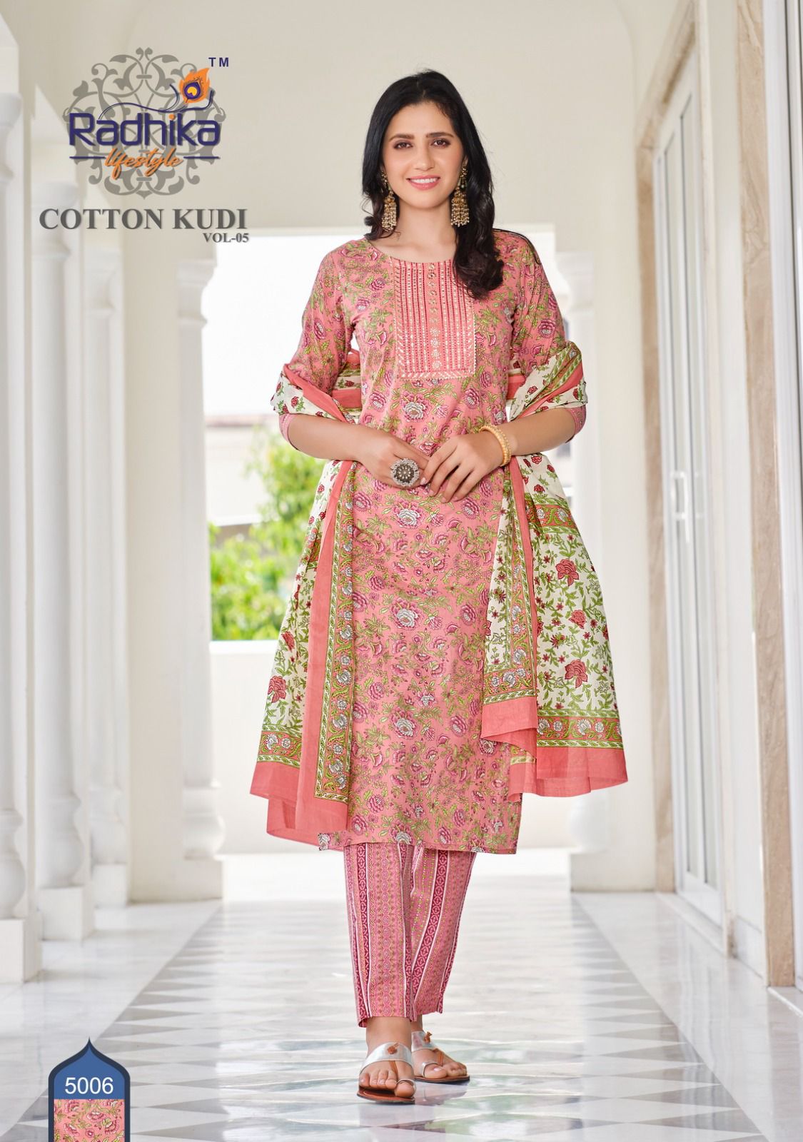 Radhika Cotton Kudi Vol 5 collection 8