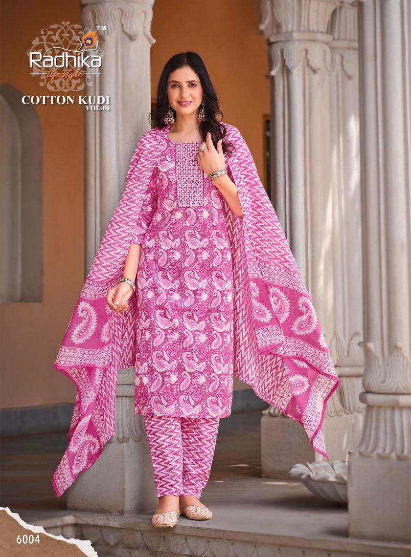 Radhika Cotton Kudi Vol 6 collection 7