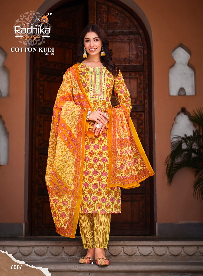 Radhika Cotton Kudi Vol 6 collection 3