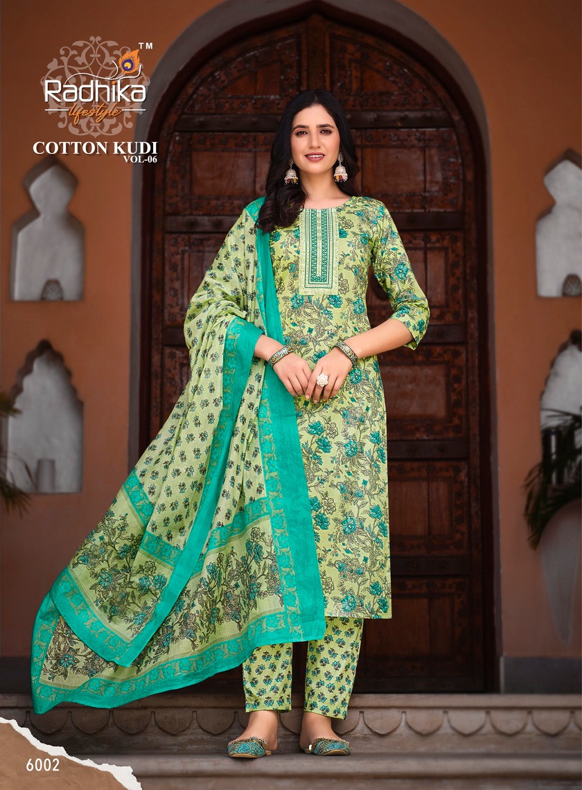 Radhika Cotton Kudi Vol 6 collection 8