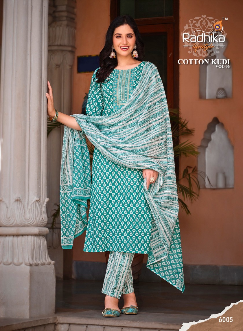 Radhika Cotton Kudi Vol 6 collection 5