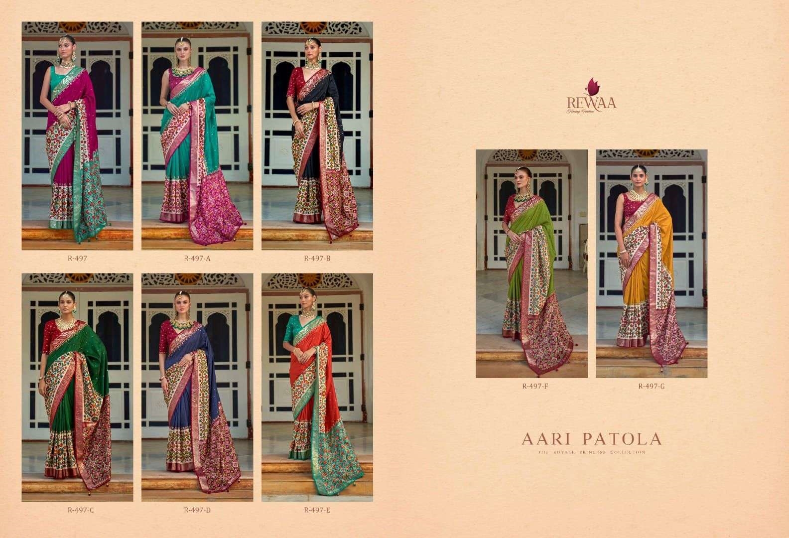 Rewaa Aari Patola collection 8