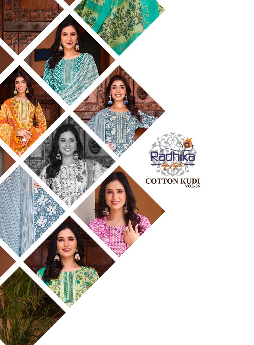 Radhika Cotton Kudi Vol 6 collection 11