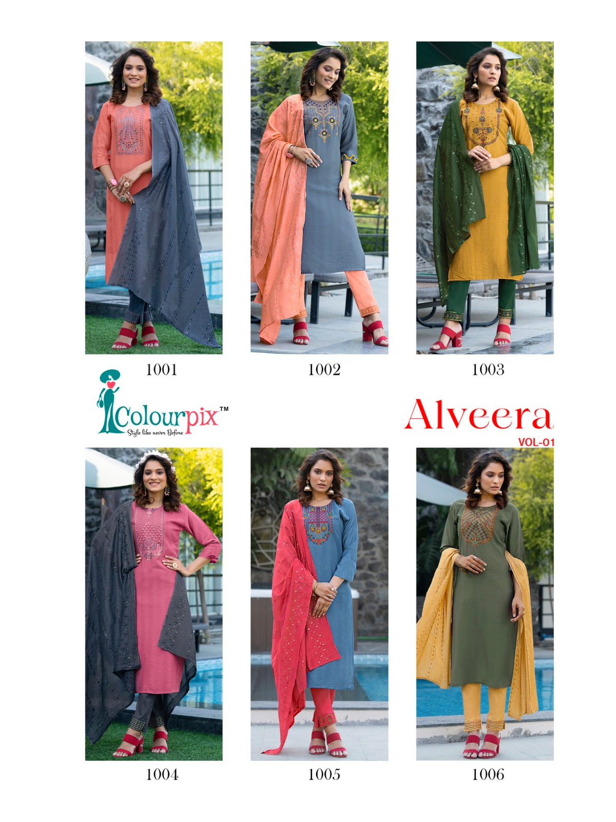 Colourpix Alveera Vol 1 collection 1