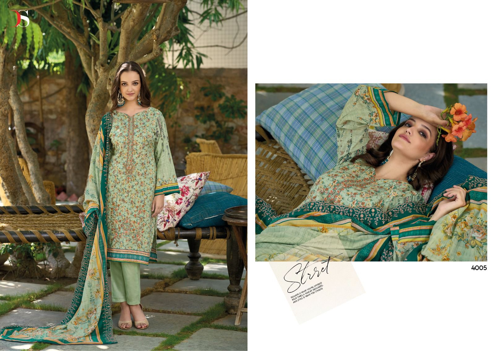 Deepsy Bin Saeed Lawn Collection 4 collection 5