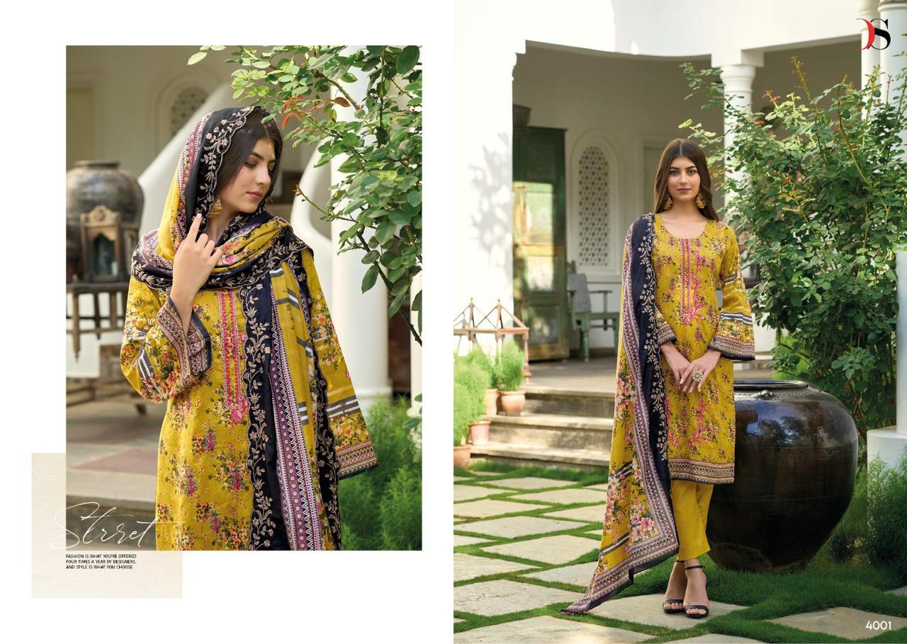 Deepsy Bin Saeed Lawn Collection 4 collection 4