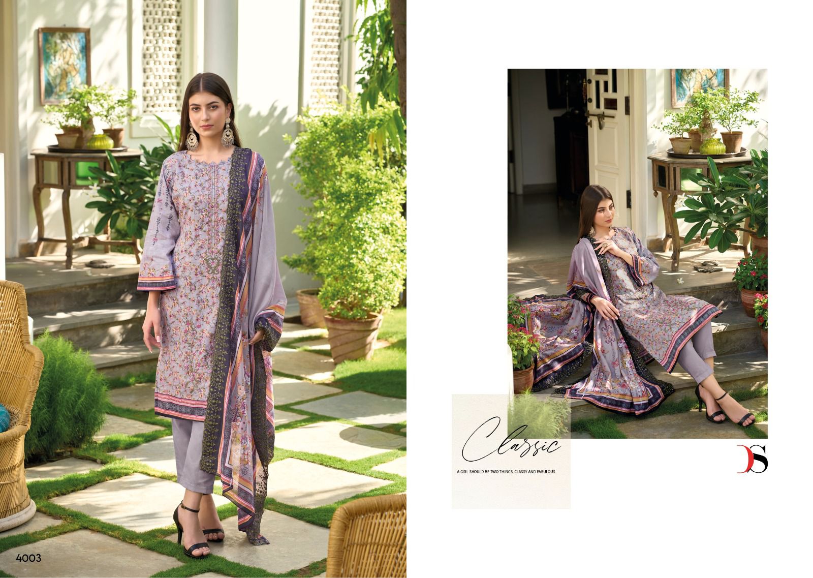 Deepsy Bin Saeed Lawn Collection 4 collection 6