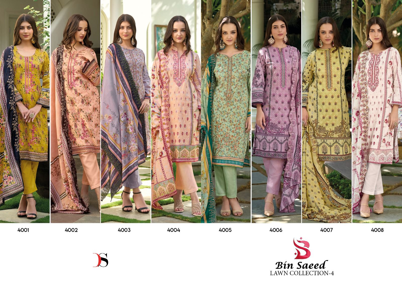 Deepsy Bin Saeed Lawn Collection 4 collection 1