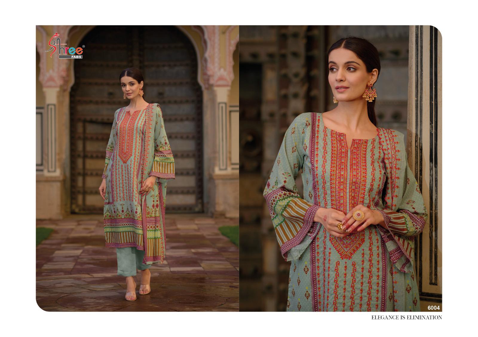 Shree Fab Bin Saeed Lawn Collection Vol 6 collection 1