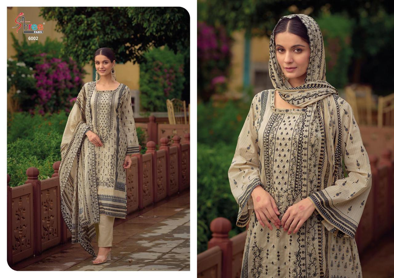 Shree Fab Bin Saeed Lawn Collection Vol 6 collection 3