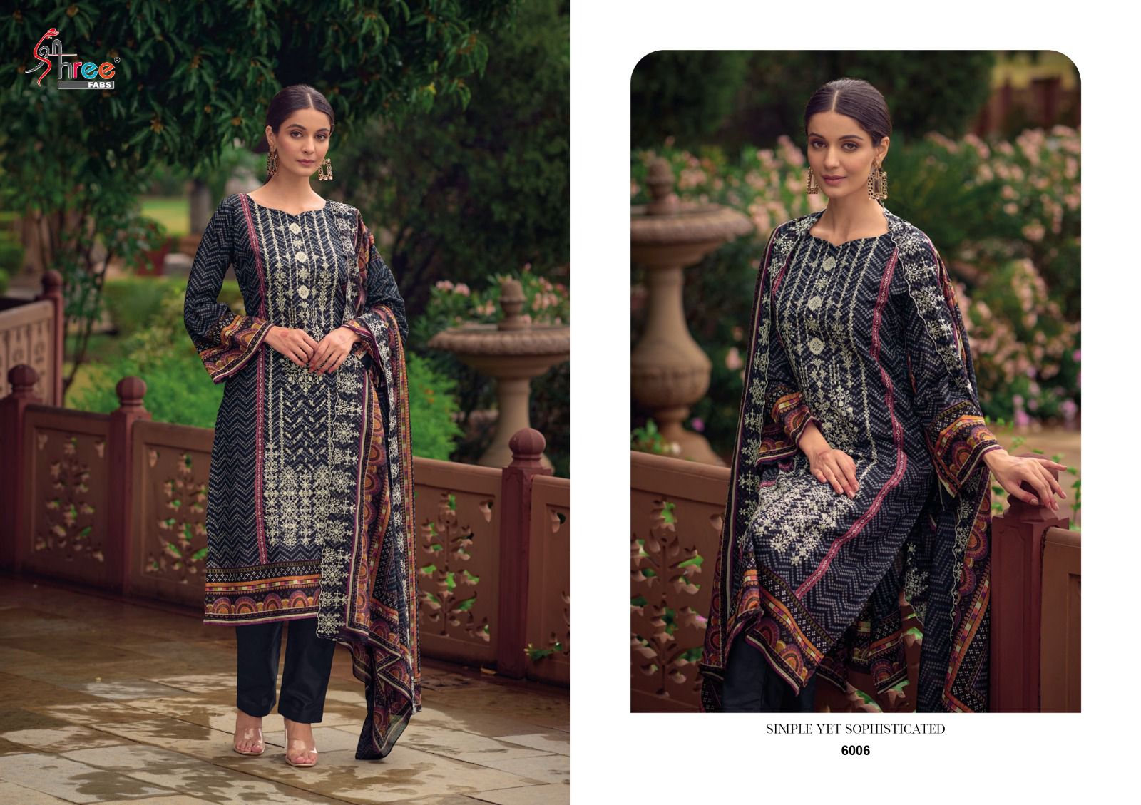 Shree Fab Bin Saeed Lawn Collection Vol 6 collection 4
