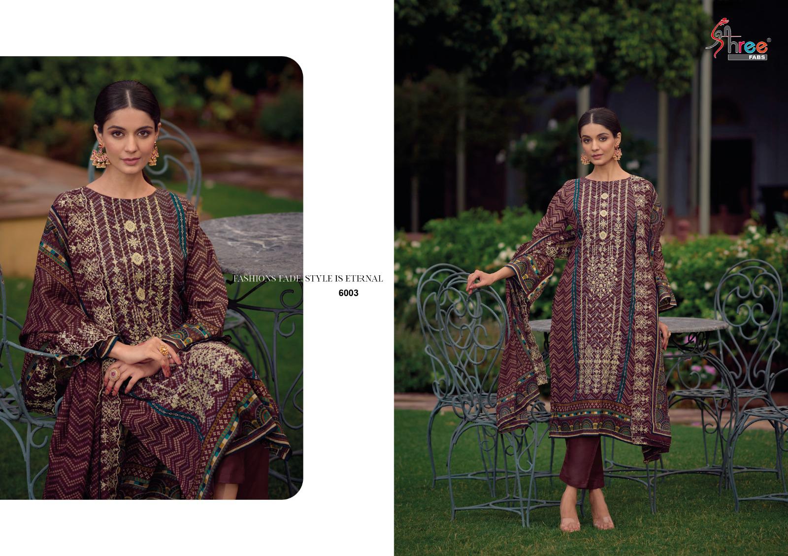 Shree Fab Bin Saeed Lawn Collection Vol 6 collection 6