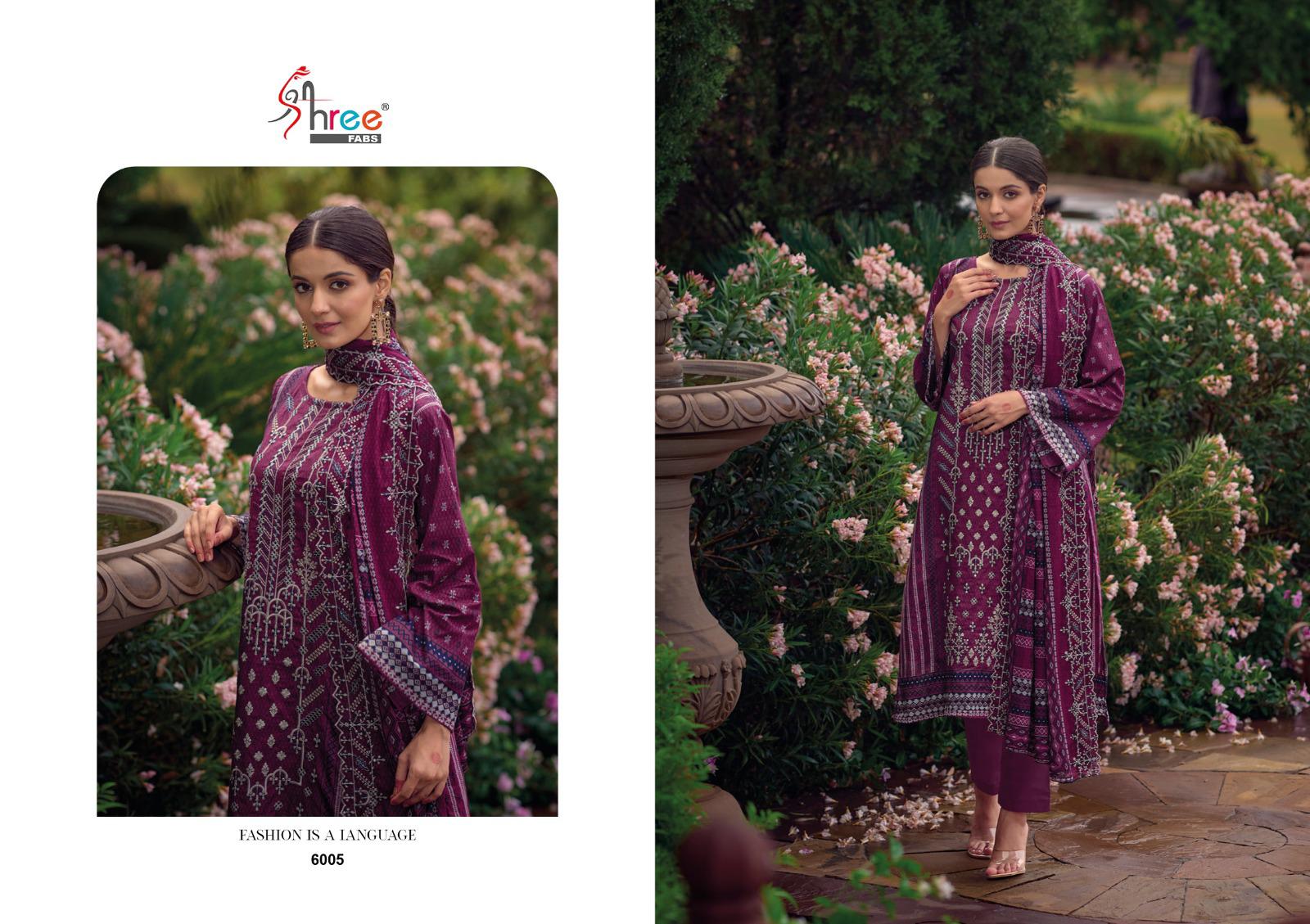 Shree Fab Bin Saeed Lawn Collection Vol 6 collection 5
