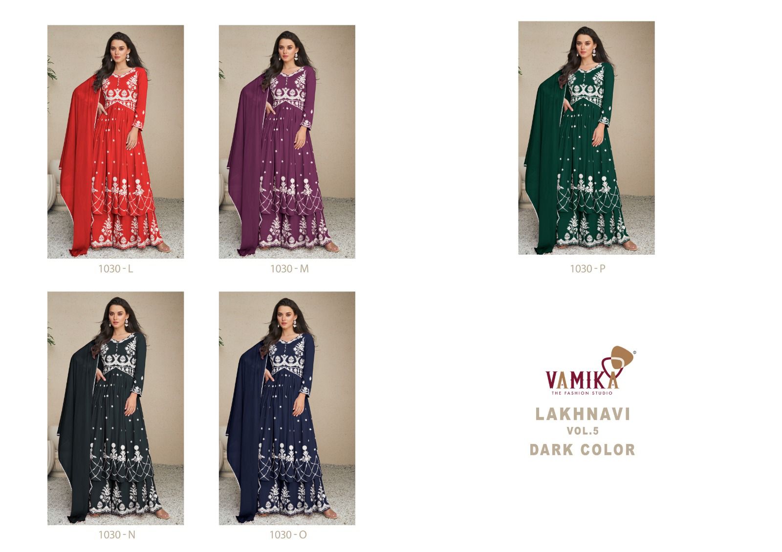 Vamika Lakhnavi Vol 5 Dark Color collection 5