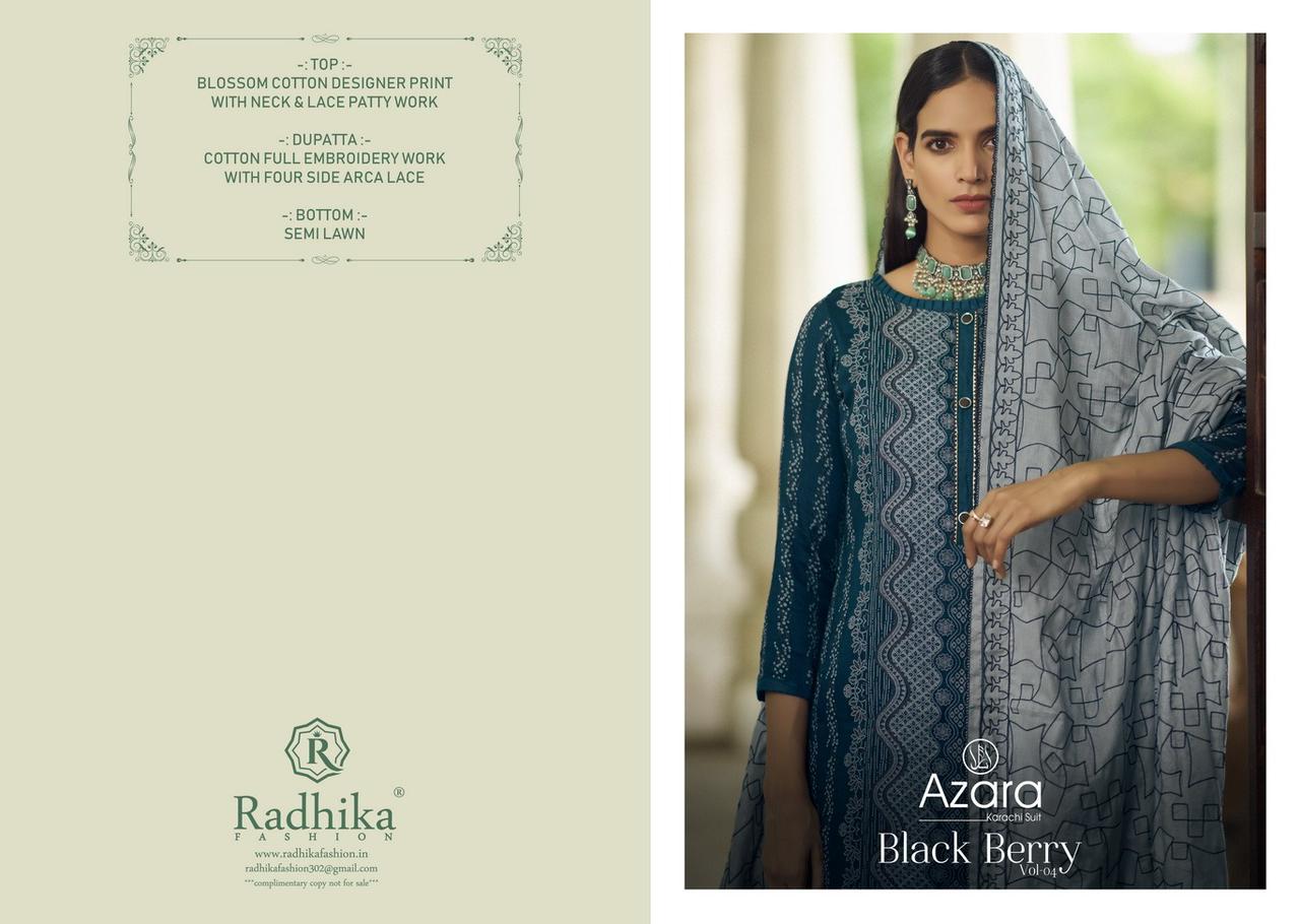 Azara Radhika Black Berry Vol 4 collection 1