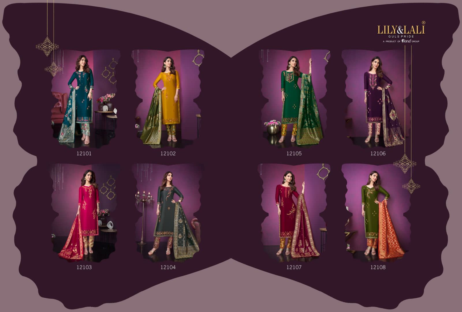 Lily And Lali Meenakari Vol 3 collection 10