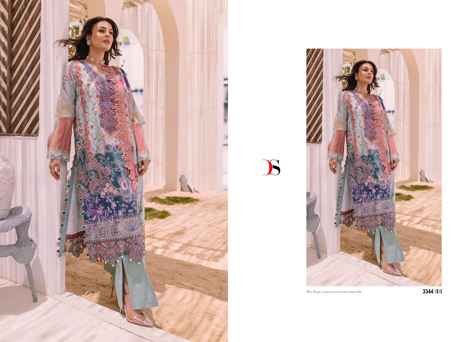 Deepsy Firdous Bliss Lawn 23 collection 3