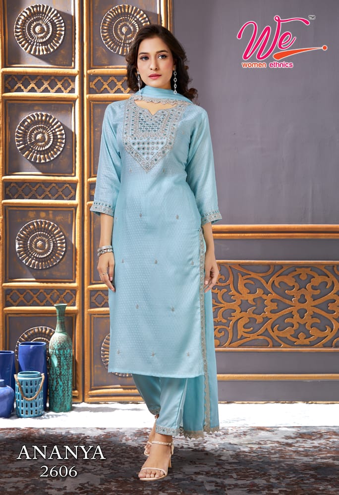 We Ananya Weaving Kurti Pant With Dupatta Collection collection 2