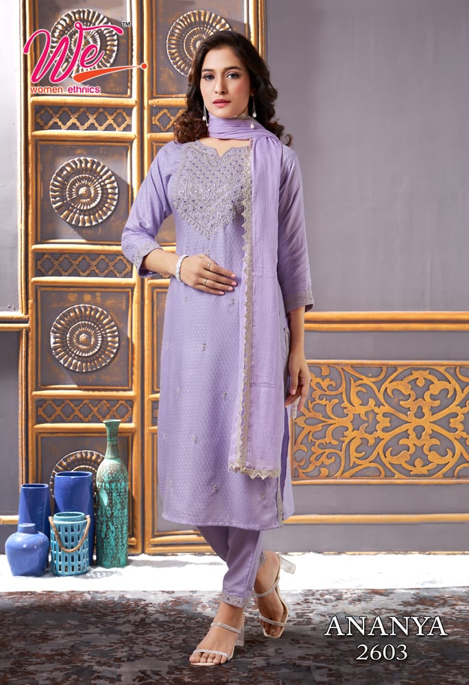 We Ananya Weaving Kurti Pant With Dupatta Collection collection 5