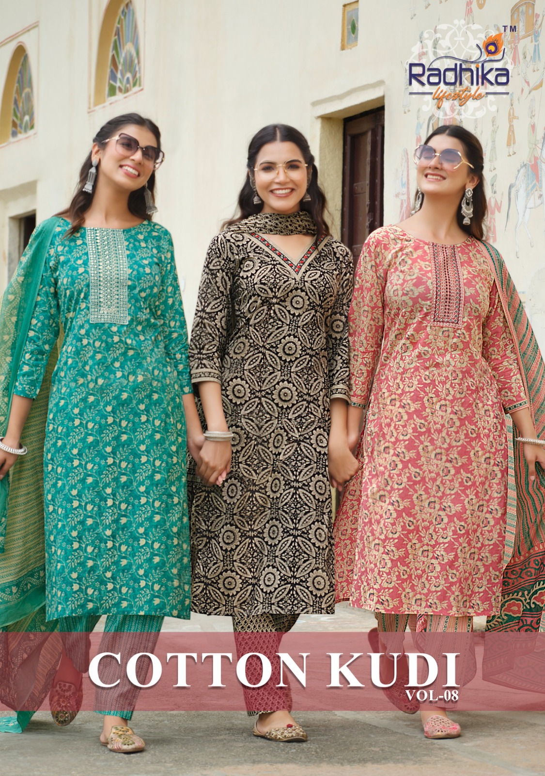 Radhika Cotton Kudi Vol 8 collection 1