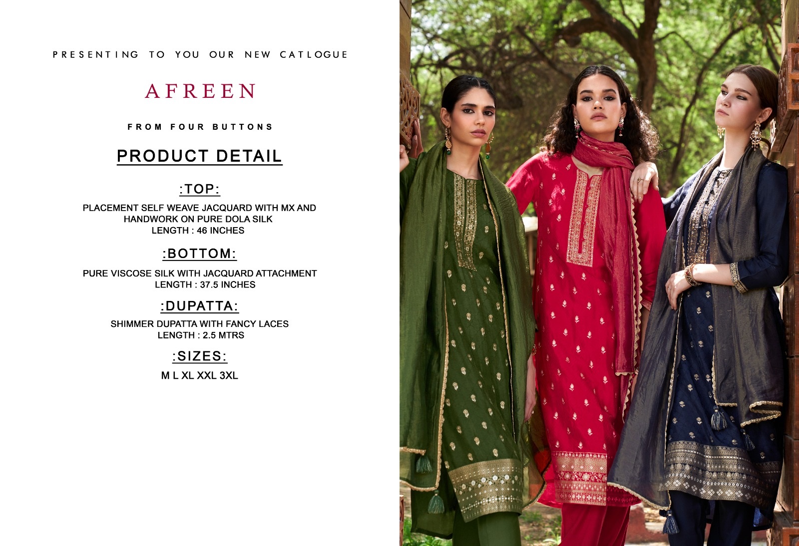 Four Buttons Afreen collection 5
