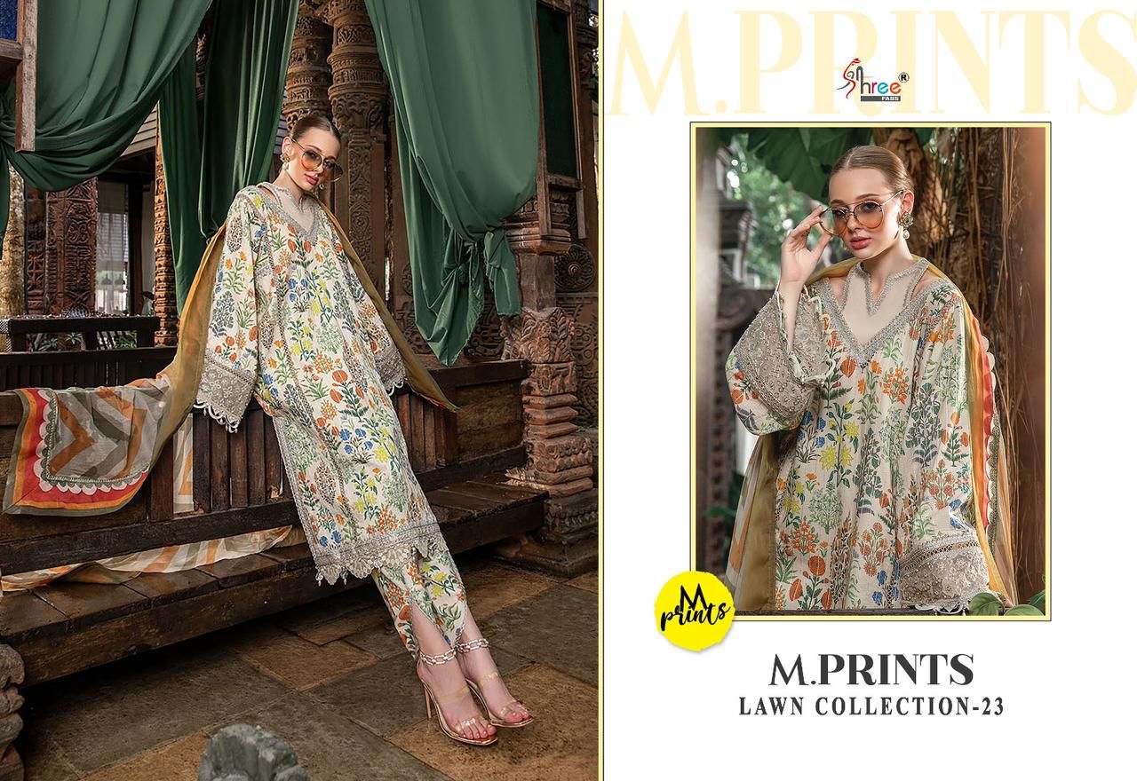 Shree M Prints Lawn Collection 23 collection 1