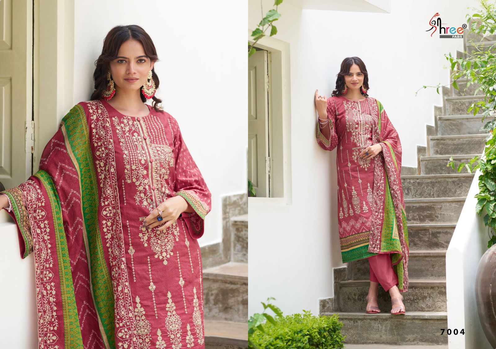 Shree Bin Saeed Lawn Collection Vol 7 collection 4