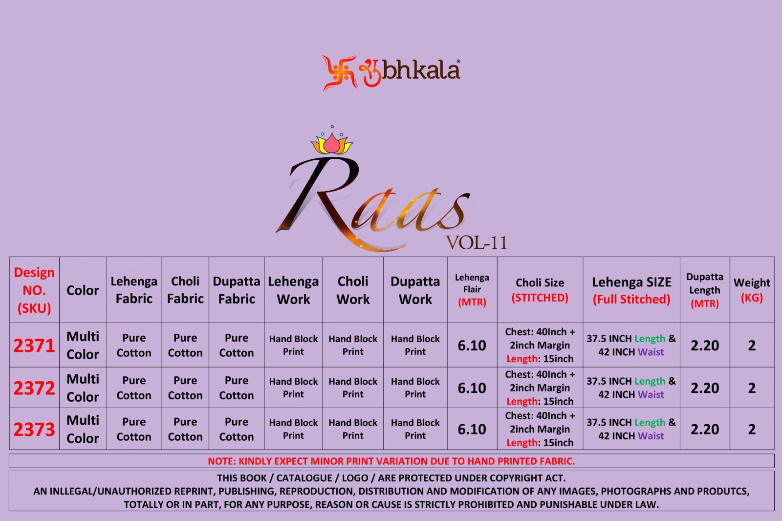 Shubhkala Raas Vol 9 collection 9