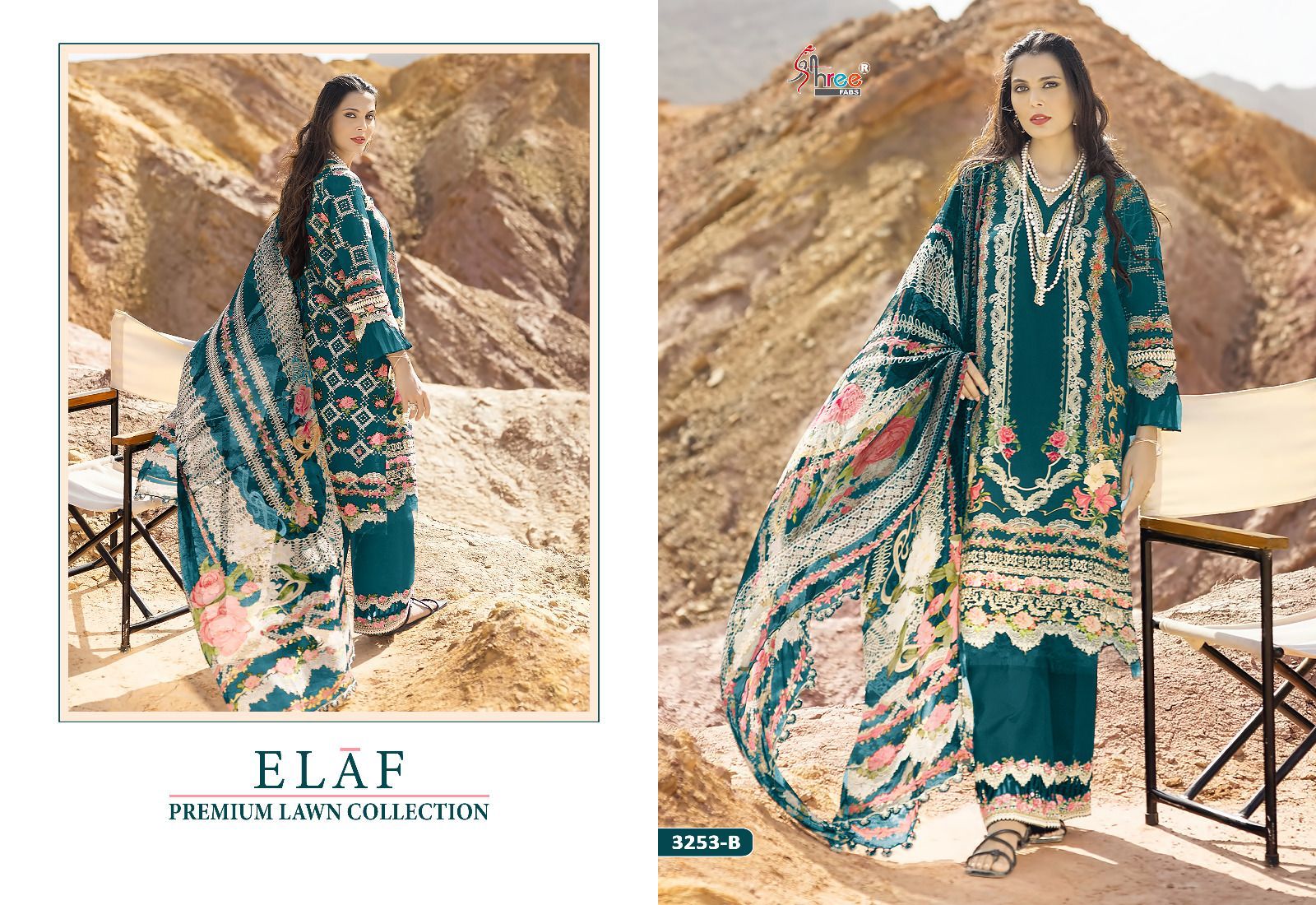 Shree Elaf Premium Lawn Collection collection 3