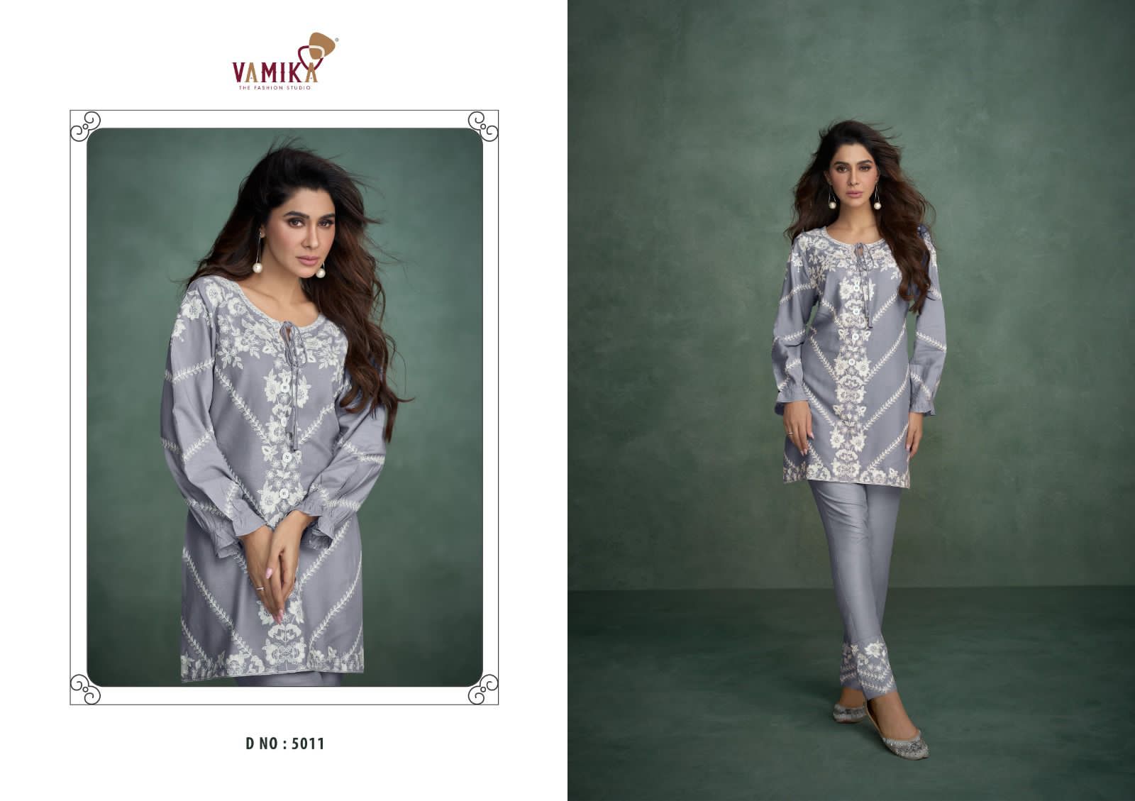 Vamika Veera Vol 2  Styles Western Cord Set Collection collection 3