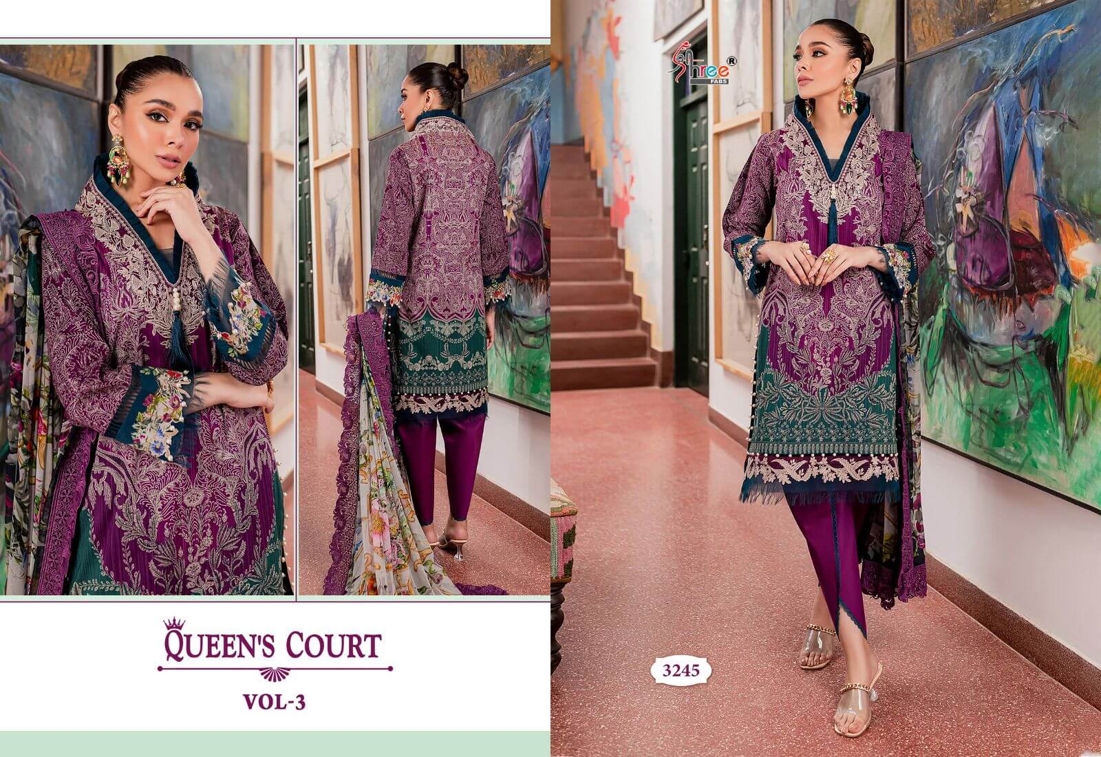 Shree Fab Queen Court Vol 3 collection 1