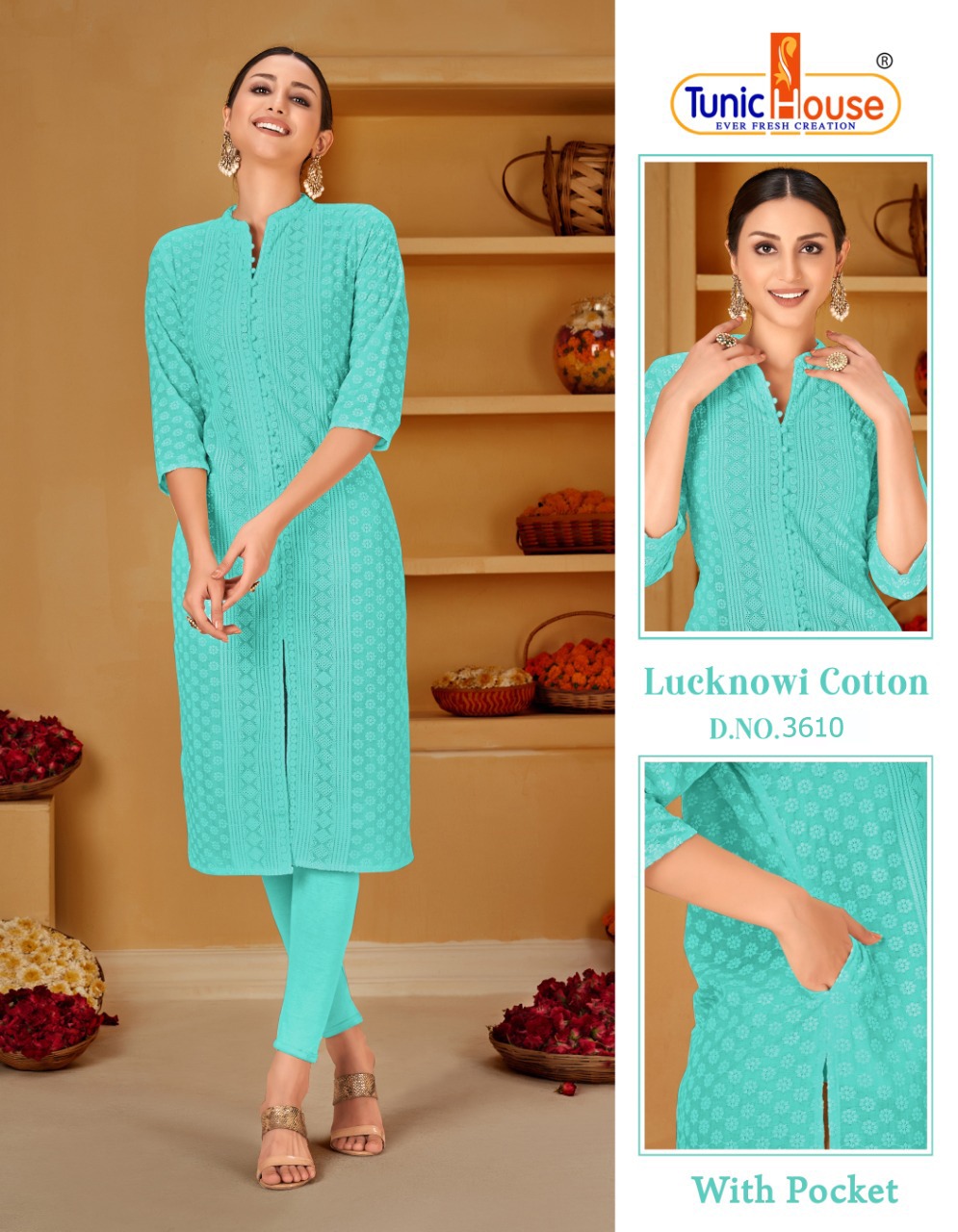 Tunic Houes Lucknowi Cotton collection 3
