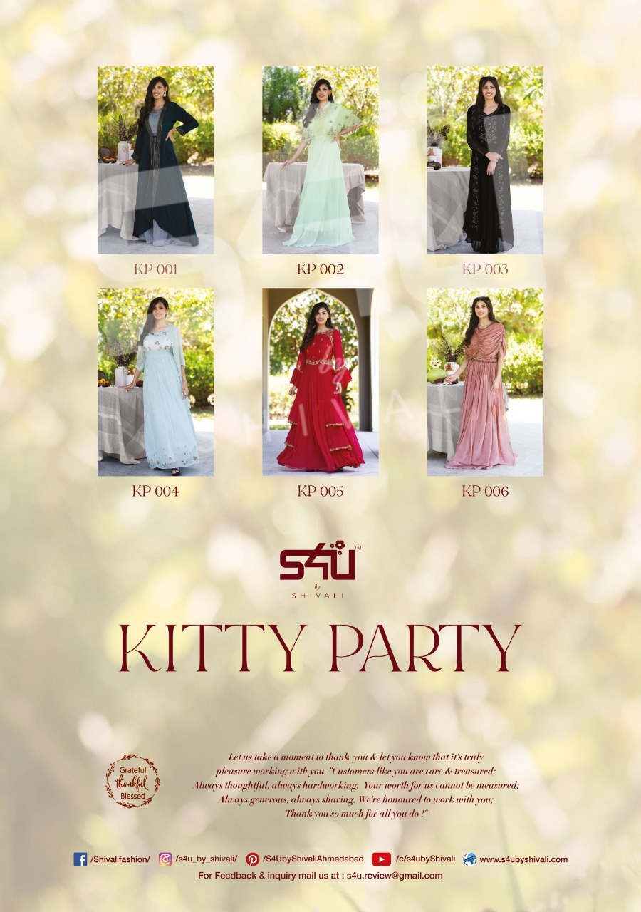 S4u Kitty Party Rich Look Designer Kurti Collection collection 7