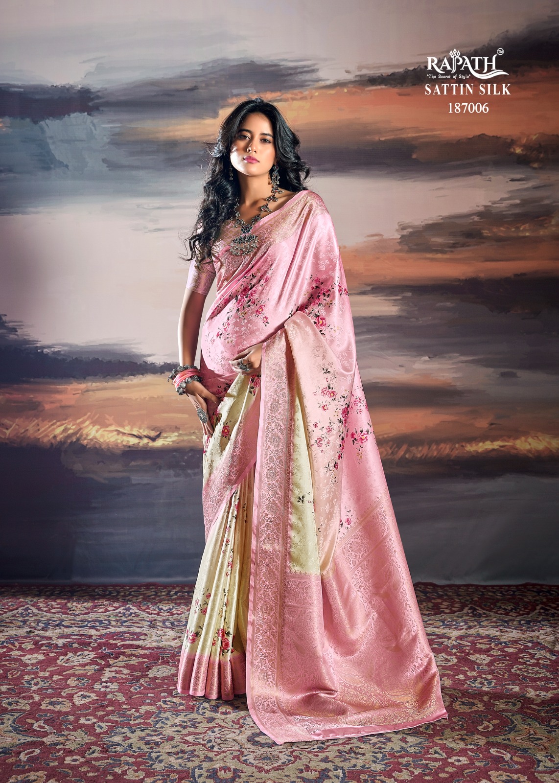 Rajpath Pratishtha Pure Satin Designer Saree Collection collection 1