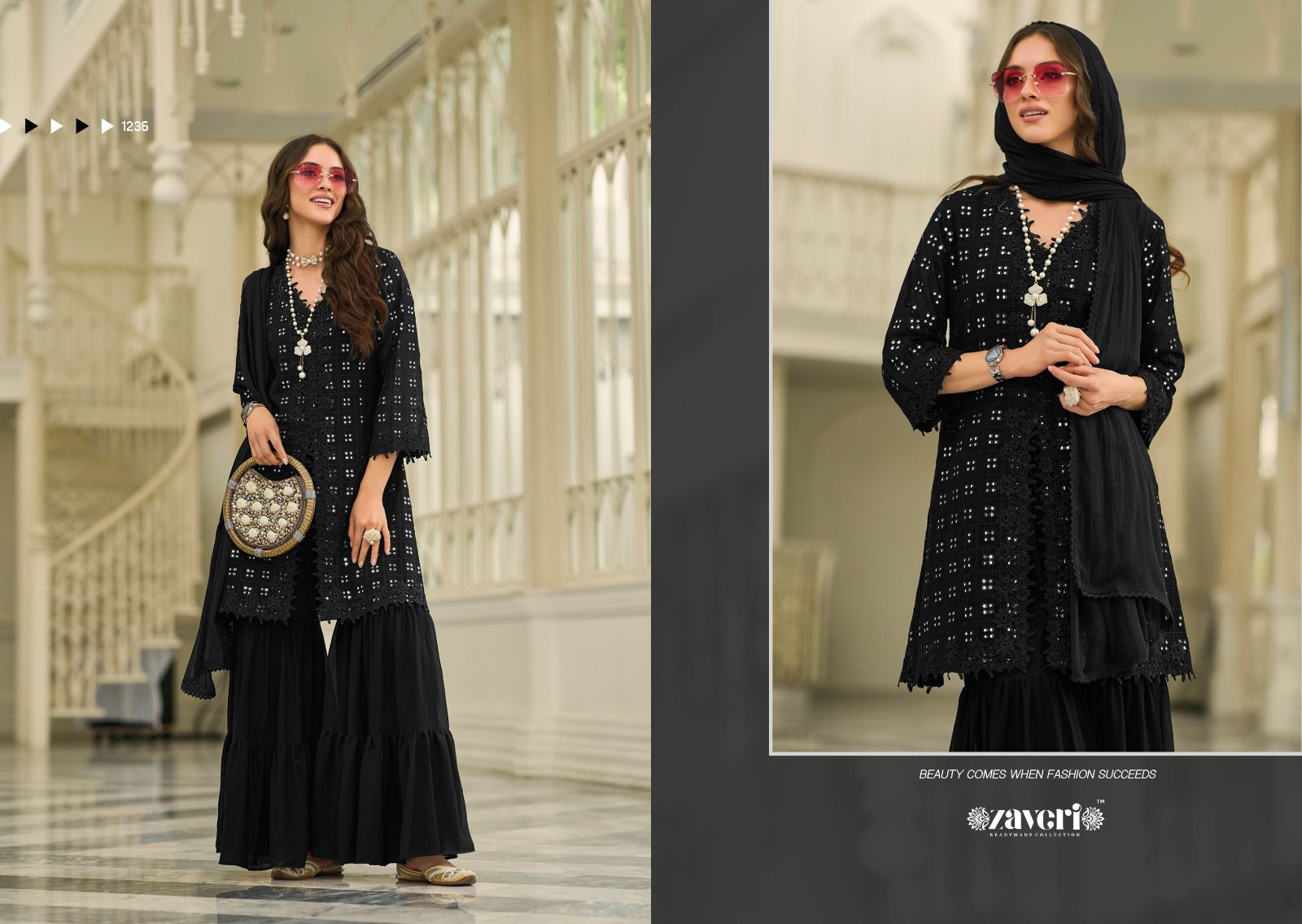 Zaveri Black And White Vol 2 collection 1