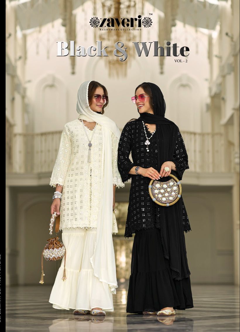 Zaveri Black And White Vol 2 collection 2