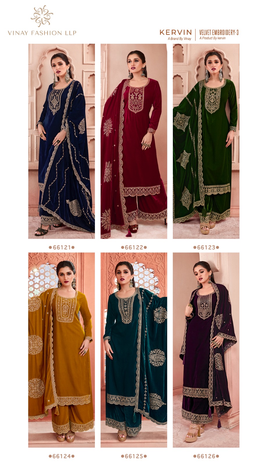 Vinay Kervin Velvet Embroidery 3 collection 7