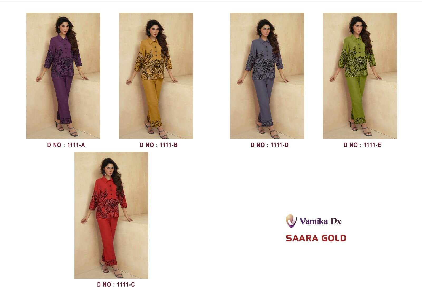 Vamika Nx Saara Gold collection 2