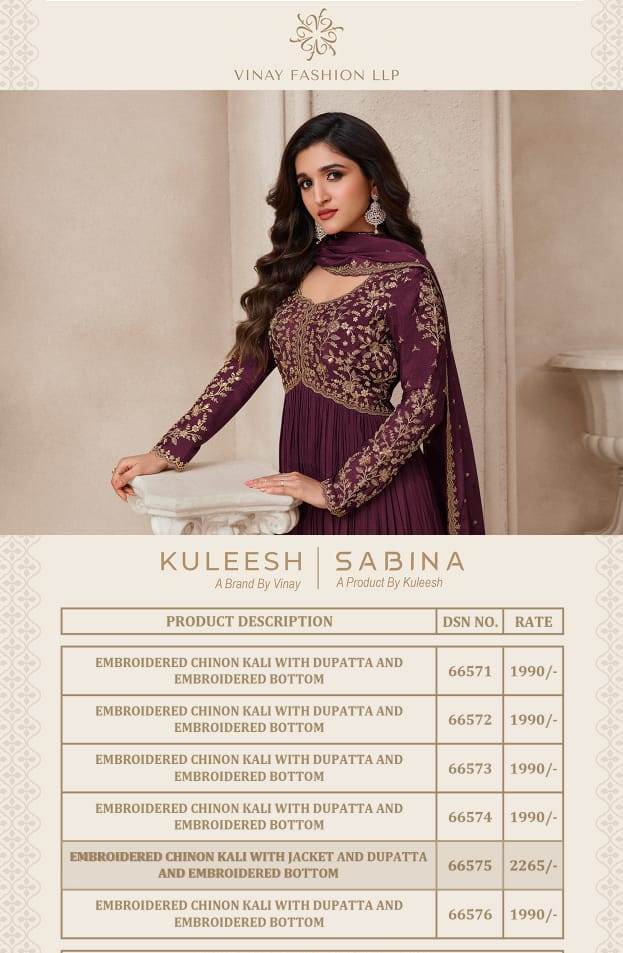 Vinay Kuleesh Sabina collection 9