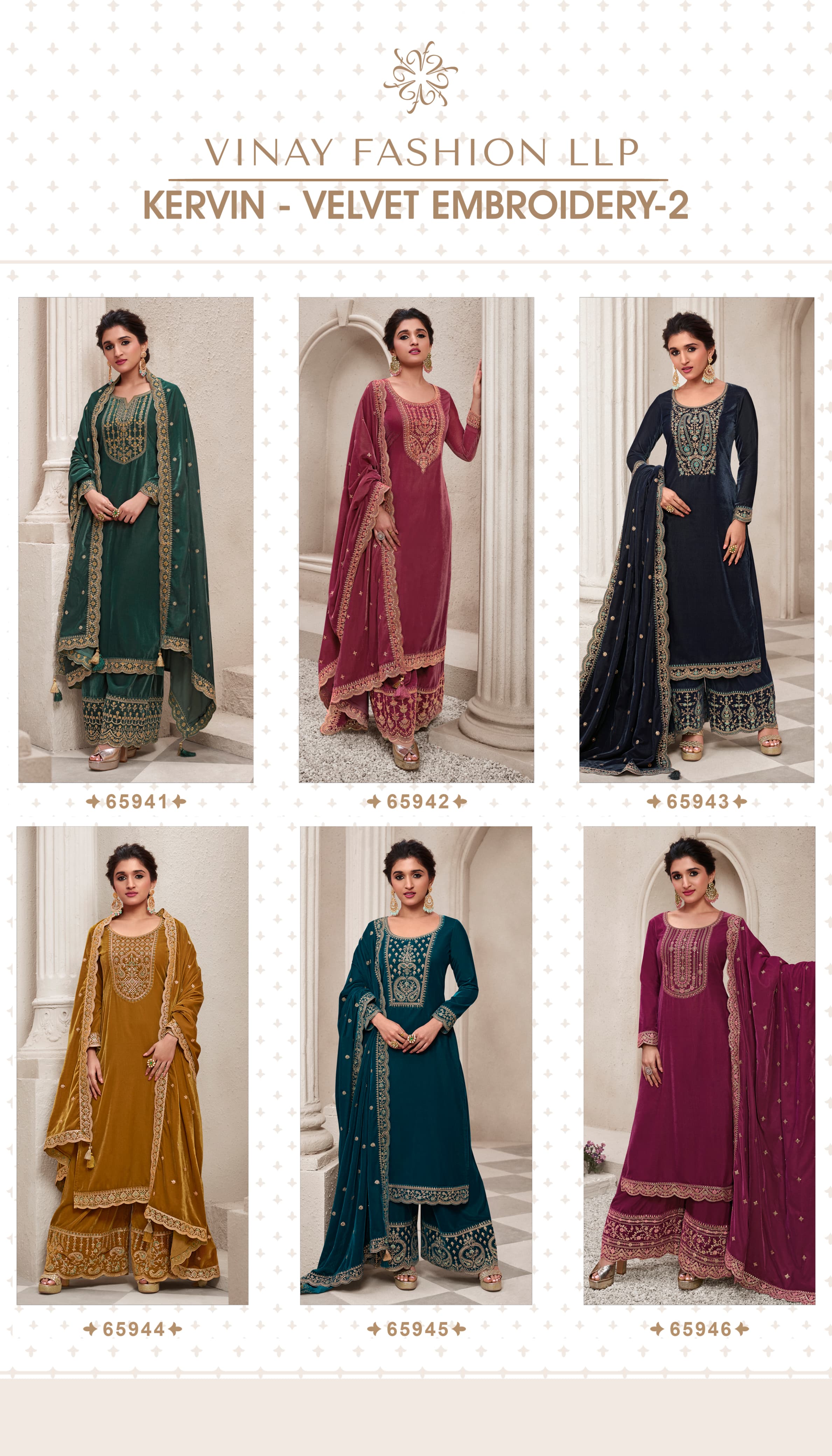 Vinay Kervin Velvet Embroidery 2 collection 6