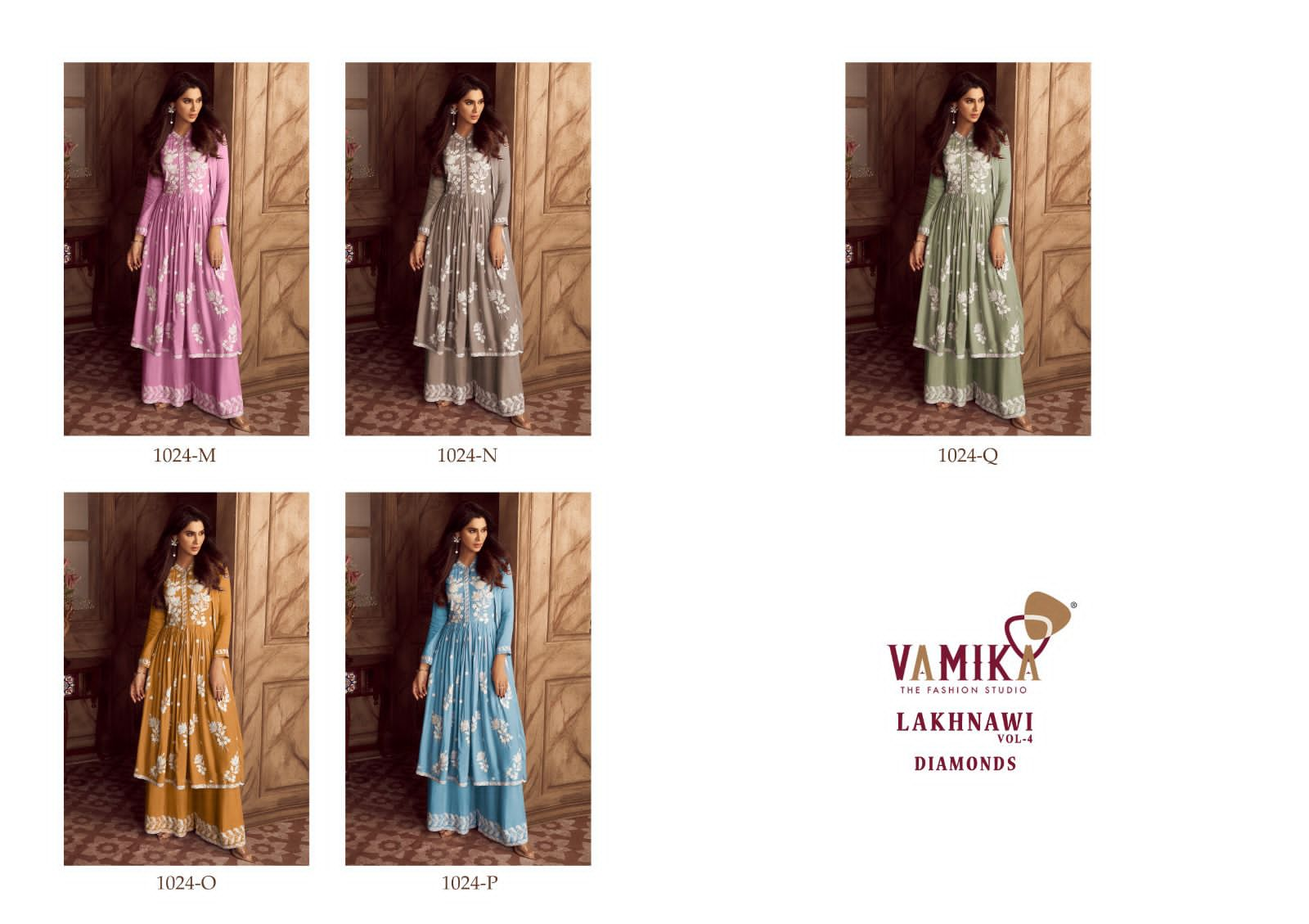 Vamika Lakhnawi Vol 4 Diamonds collection 6