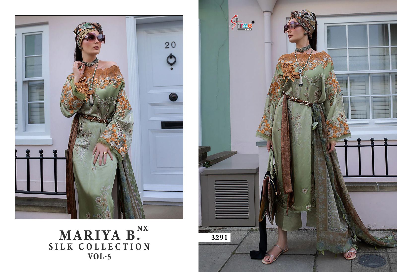 Shree Maria B Silk Collection Vol 5 Nx collection 9