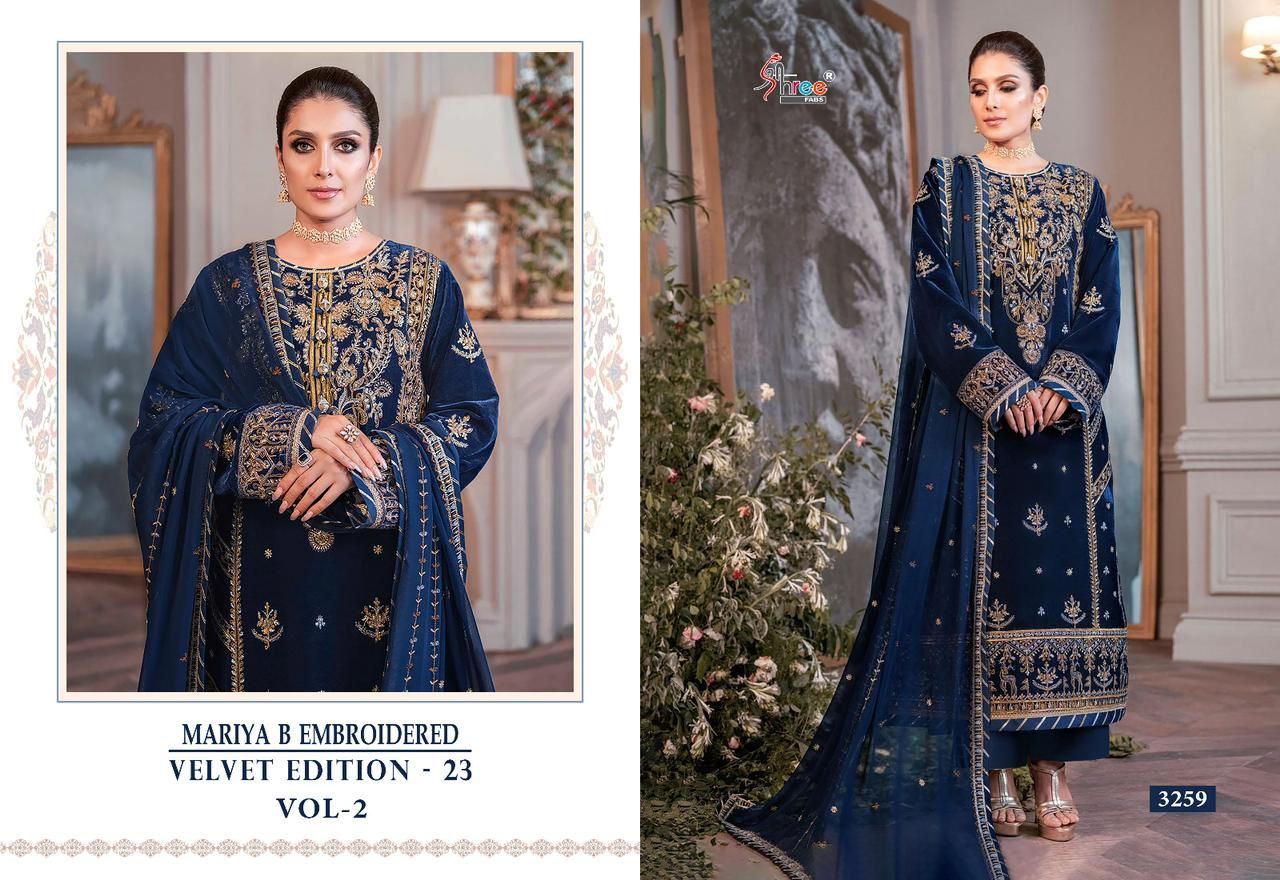 Shree Maria B Embroidered Velvet Collection Vol 2 collection 2