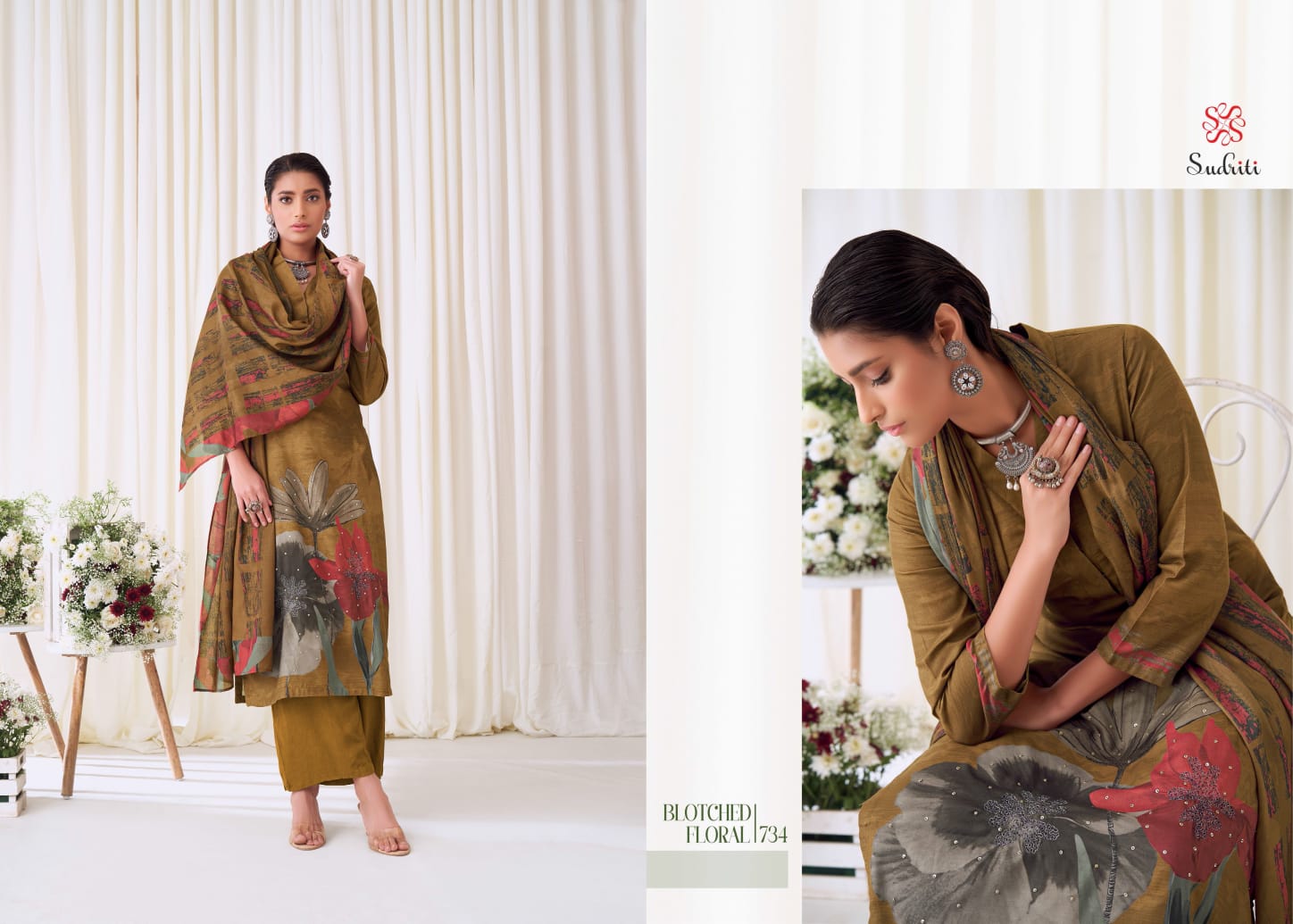 Sudriti Blotched Floral collection 4