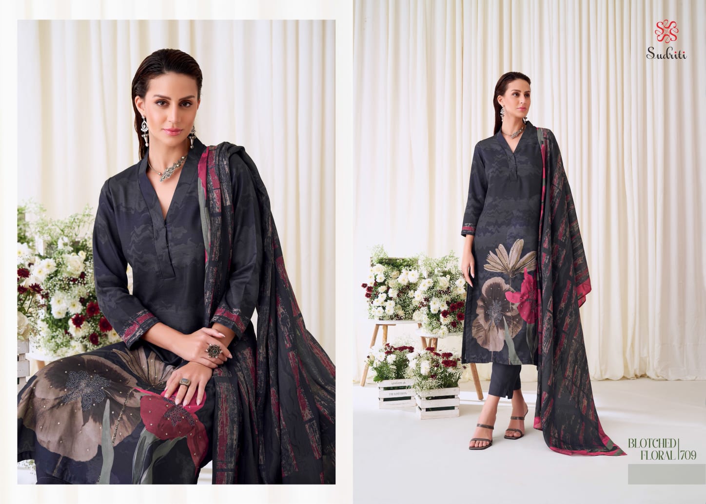 Sudriti Blotched Floral collection 3