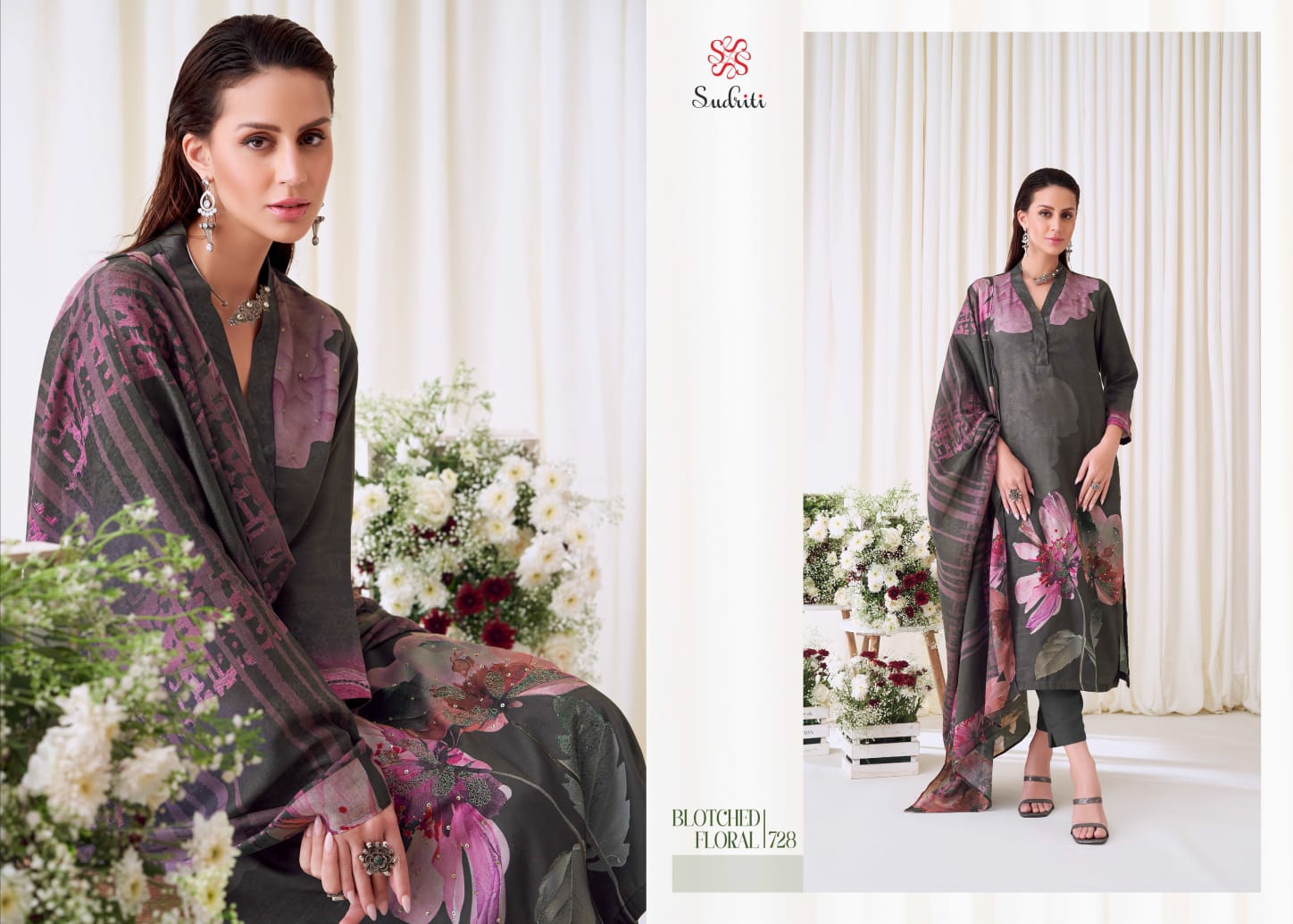 Sudriti Blotched Floral collection 8
