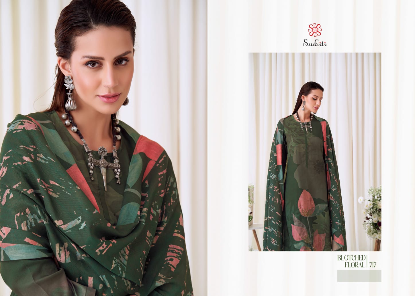 Sudriti Blotched Floral collection 12
